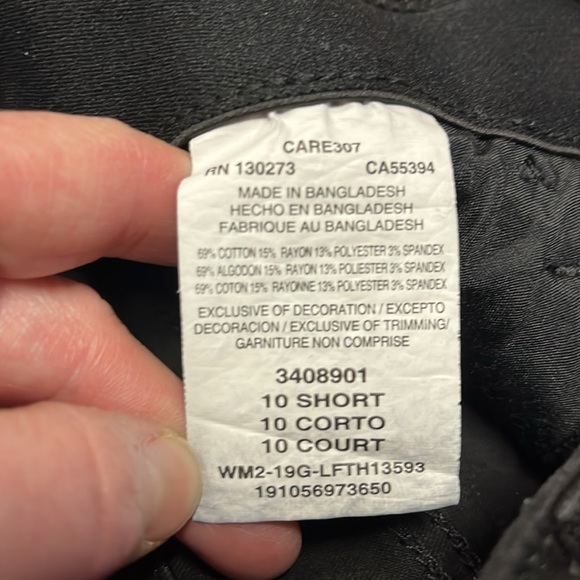 Lee Regular Fit Boot Cut Mid Rise Flex Motion Black Jeans Size 10 Short - Picture 6 of 9